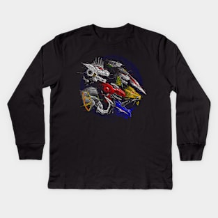 megazord Kids Long Sleeve T-Shirt